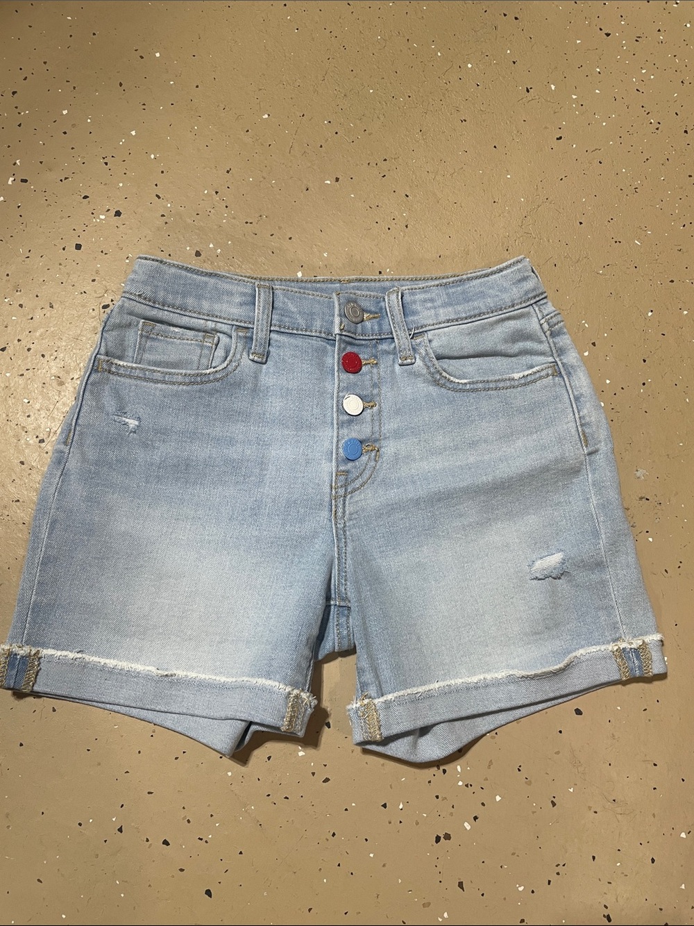 Girls Red White & Blue Jean Shorts | Old Navy